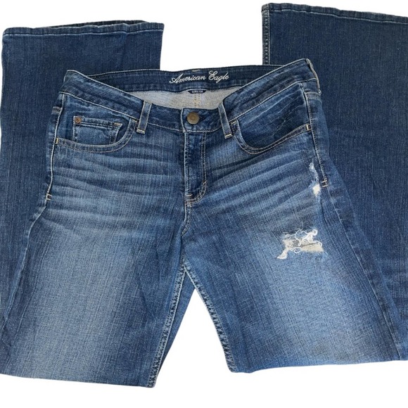 AMERICAN EAGLE Hipster Jeans  - Size 12 Regular - Picture 1 of 5